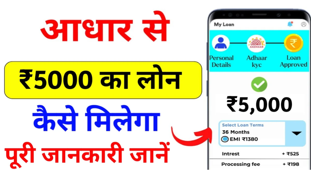 5000 ka Loan Kaise Le kam byaj par bas 5% byaj